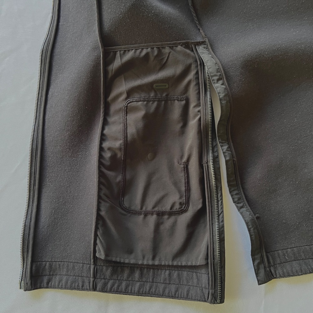 Lululemon Pick Your Path Hooded Jacket Gray Black Size 12 - Picture 10 of 16